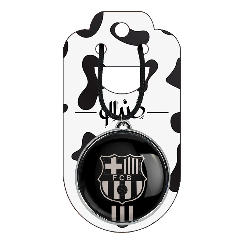 گردنبند خندالو مدل باشگاه بارسلونا FC Barcelona کد 2627026264