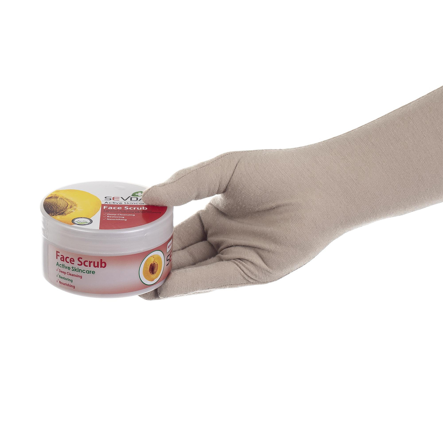 اسکراب لایه بردار پوست سودا مدل زردآلو حجم 250 میلی لیتر