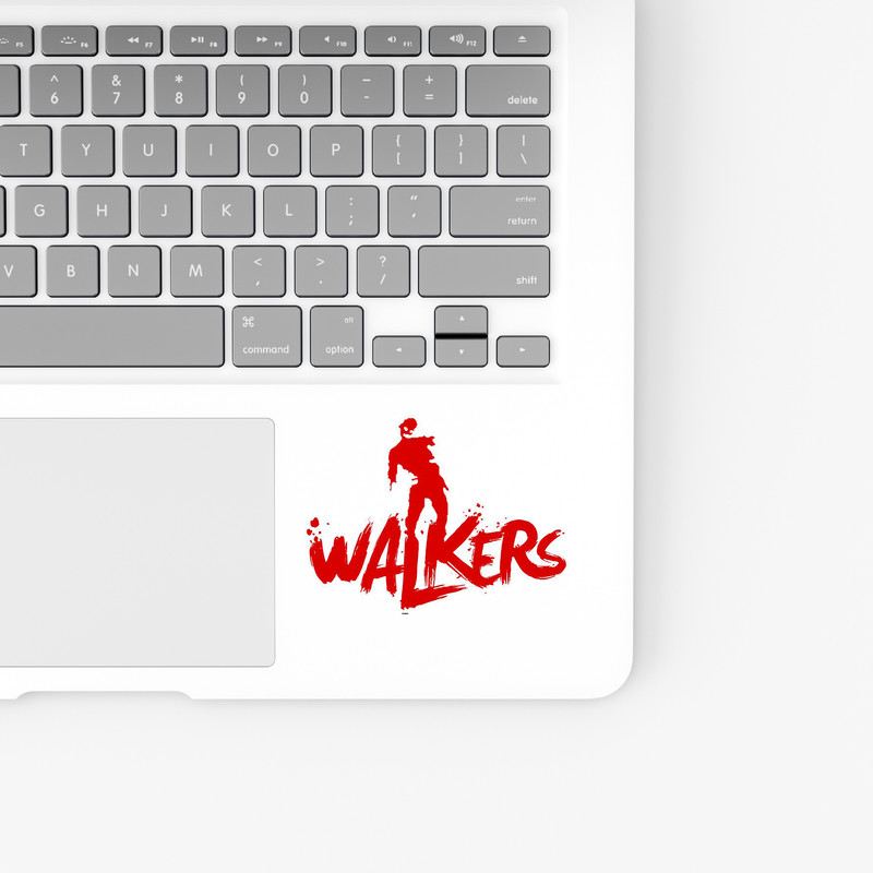 استیکر لپ تاپ و موبایل بووم طرح سریال Walkind Dead مدل Walkers کد FR57