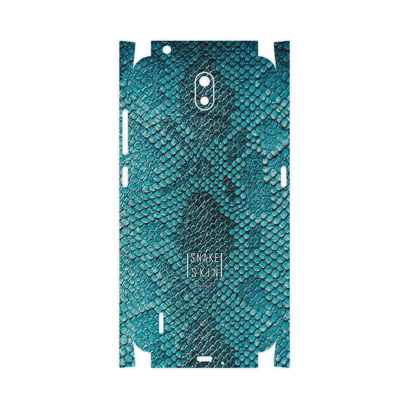 برچسب پوششی ماهوت مدل Blue Snake Skin-FullSkin مناسب برای گوشی موبایل نوکیا C1
