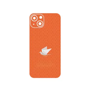 MAHOOT Minimalist origami bird Cover Sticker for Apple iPhone 13