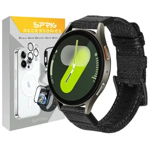 بند اسپریگ مدل Military Canv TW مناسب برای ساعت هوشمند شیائومی S1 / S1 Active / S2 / Mi Watch XMWTCL02 / Mi Watch Color 2 / Mi Watch Color 22mm