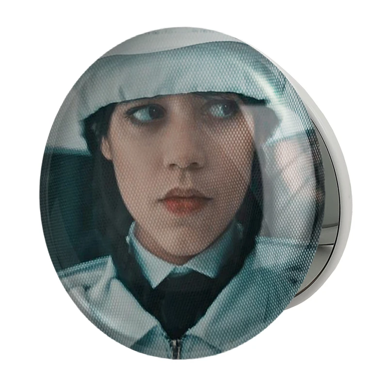 آینه جیبی خندالو طرح سریال ونزدی Wednesday مدل تاشو کد 25240 