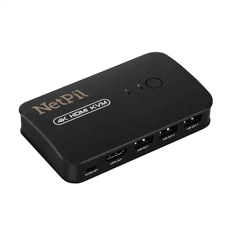 سوییچ دو پورت HDMI KVM نت پیل مدل HK201