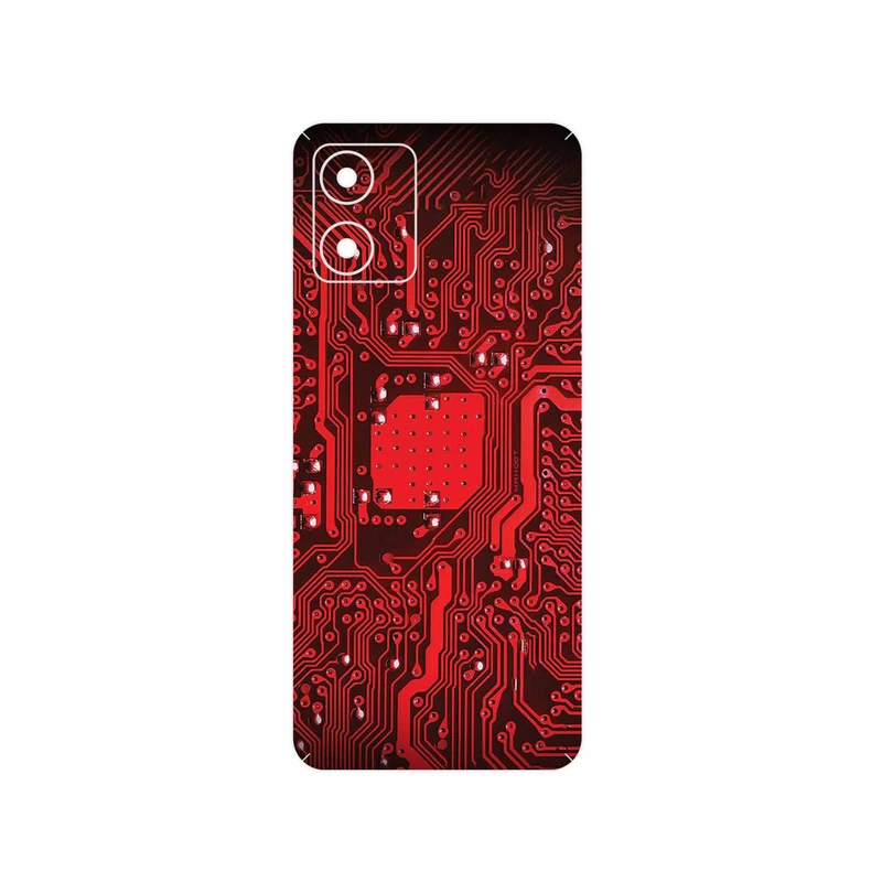 برچسب پوششی ماهوت مدل Red_Printed_Circuit_Board مناسب برای گوشی موبایل موتورولا Moto E13