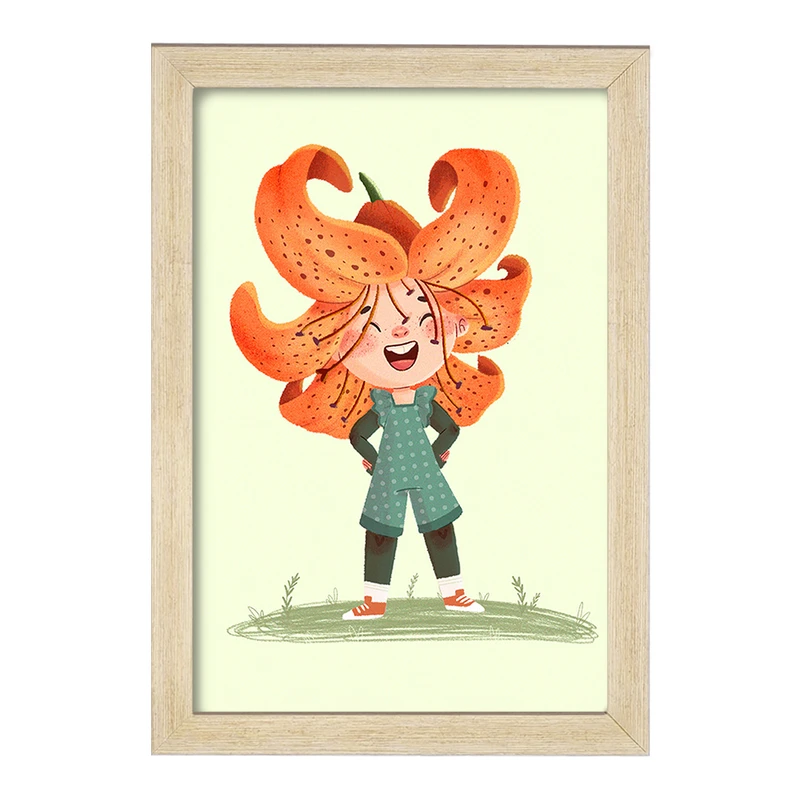 تابلو خندالو مدل دخترانه فانتزی کد 25721