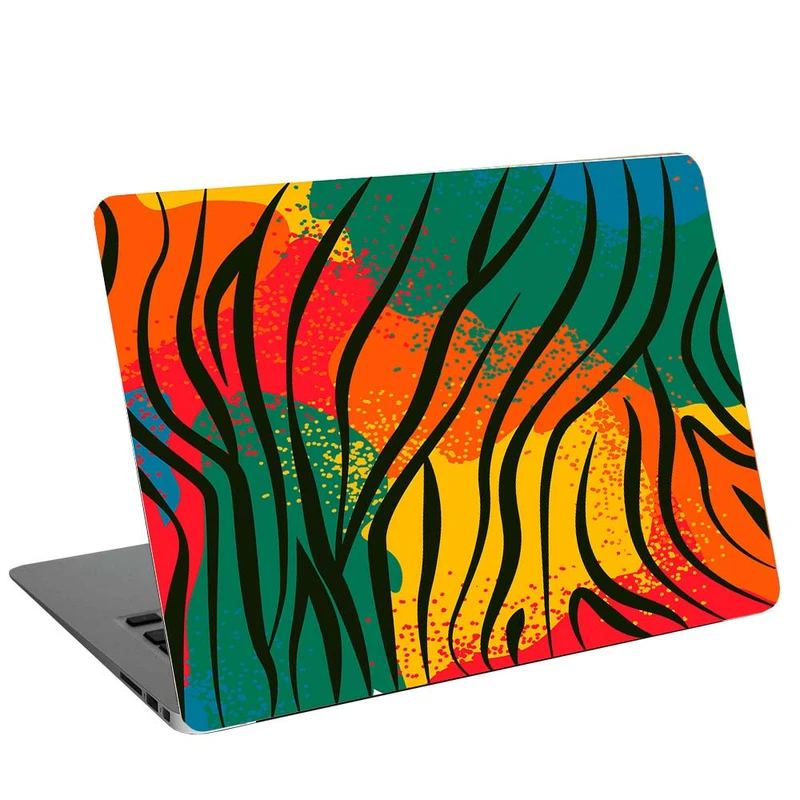 استیکر لپ تاپ طرح Print African Fabric Animal Skin کد G-225 مناسب برای لپ تاپ 15.6 اینچ