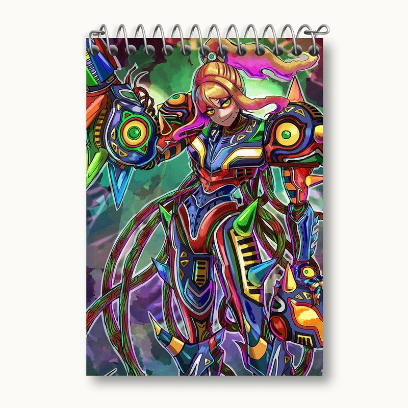 دفتر یادداشت 50 برگ خندالو مدل بازی متروید (Metroid) کد 35667