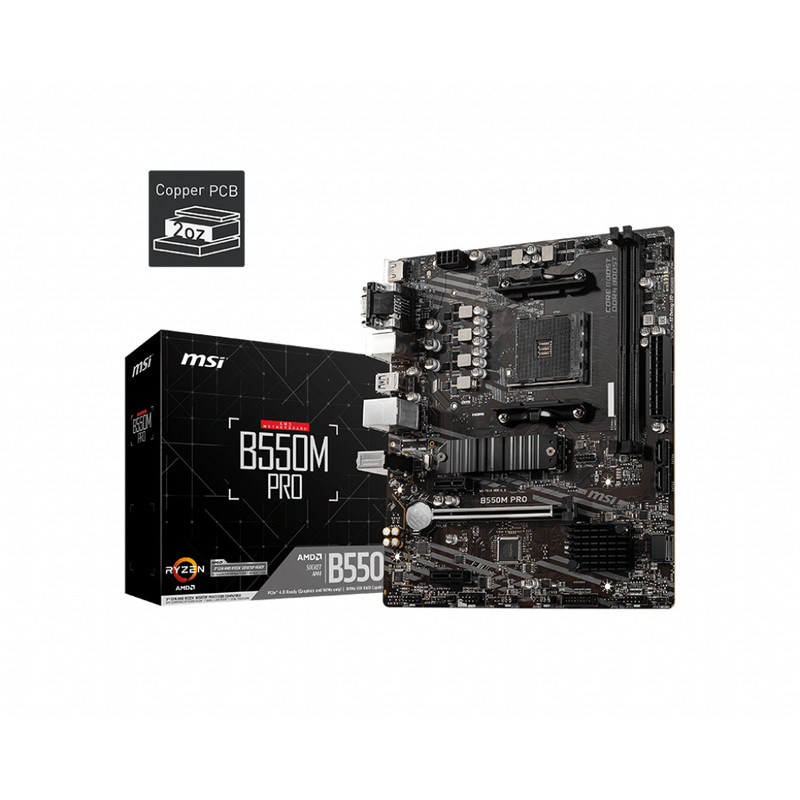 مادربرد ام اس آی مدل B550M PRO 1