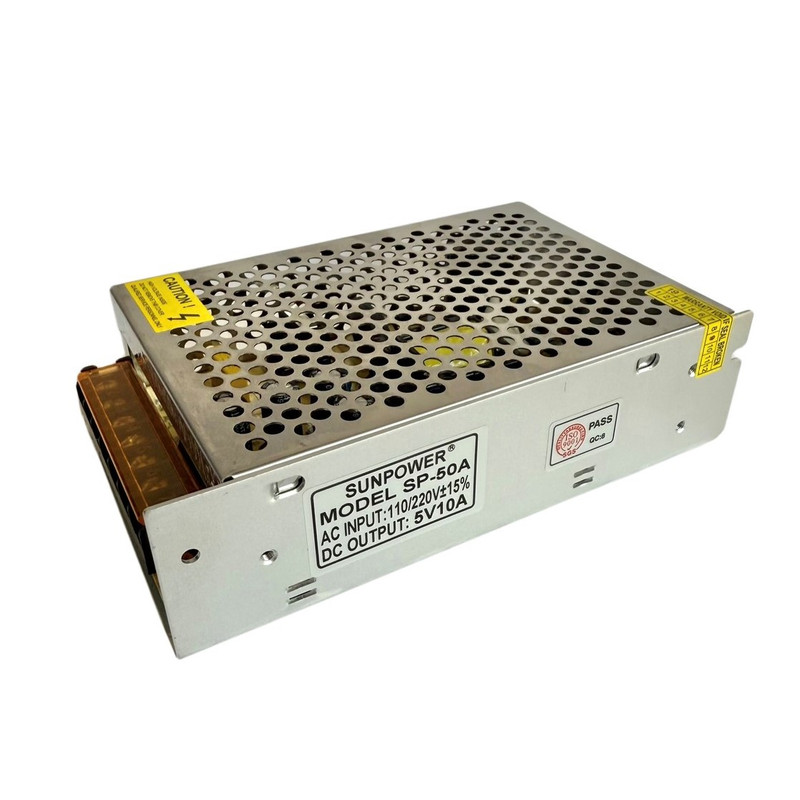 آداپتور سوئیچینگ 5 ولت 10 آمپر  مدل SP-50A