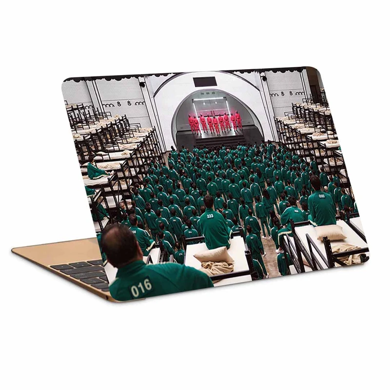 استیکر لپ تاپ طرح Squid Game کد N-558 مناسب برای لپ تاپ 15.6 اینچ