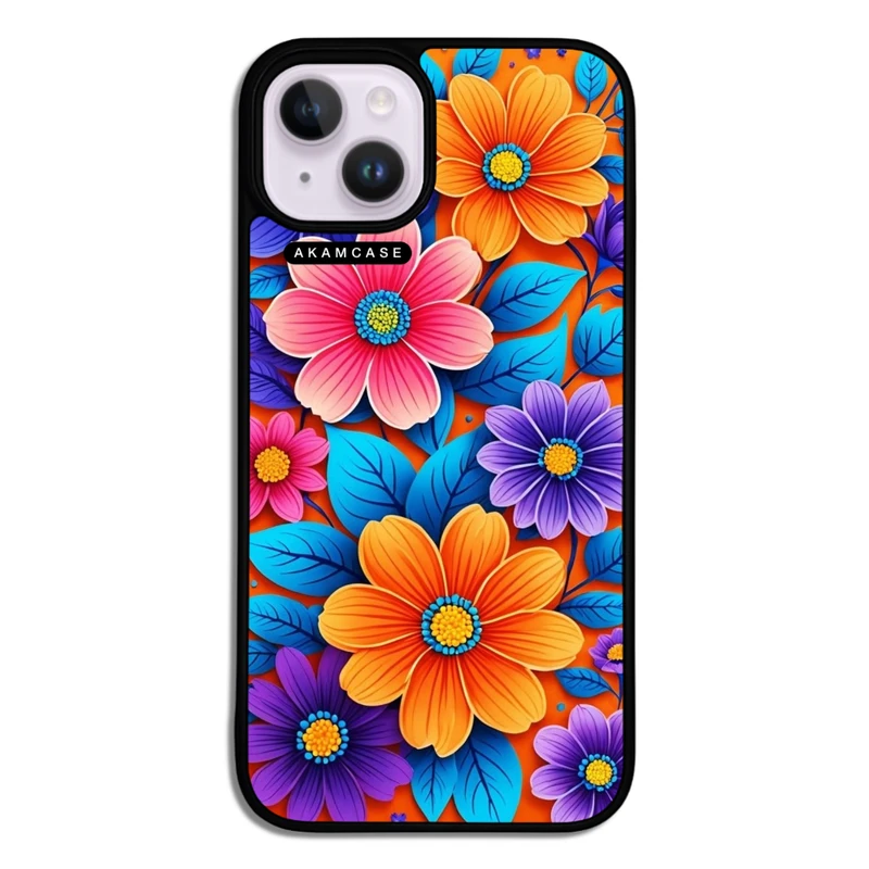 کاور آکام مدل AMC-WA14-FLOWERS-39 مناسب برای گوشی موبایل اپل iPhone 14
