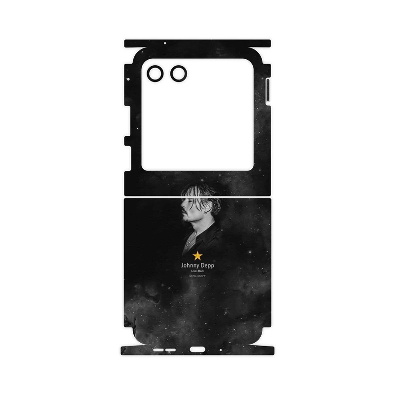 برچسب پوششی ماهوت مدل Johnny Depp-FullSkin مناسب برای گوشی موبایل موتورولا Razr 40 Ultra