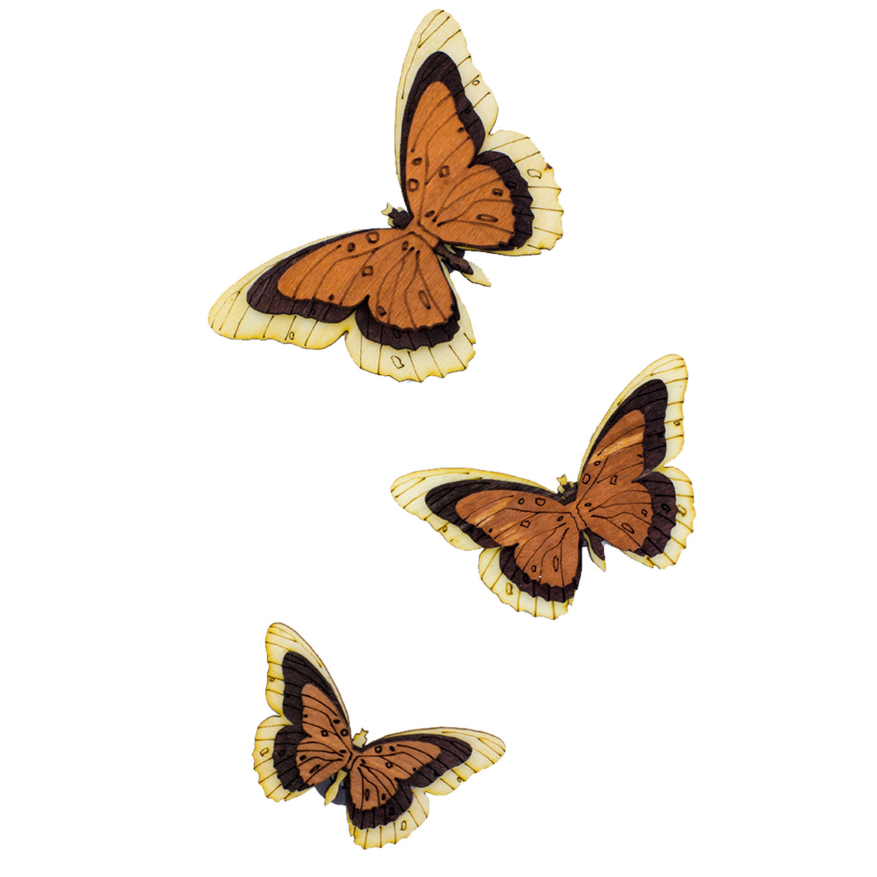 مگنت طرح پروانه بسته 3 عددی