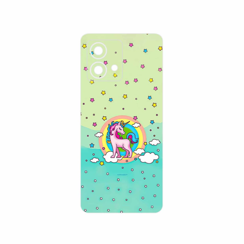 برچسب پوششی ماهوت مدل Rainbow unicorn adventure مناسب برای گوشی موبایل موتورولا Moto G84