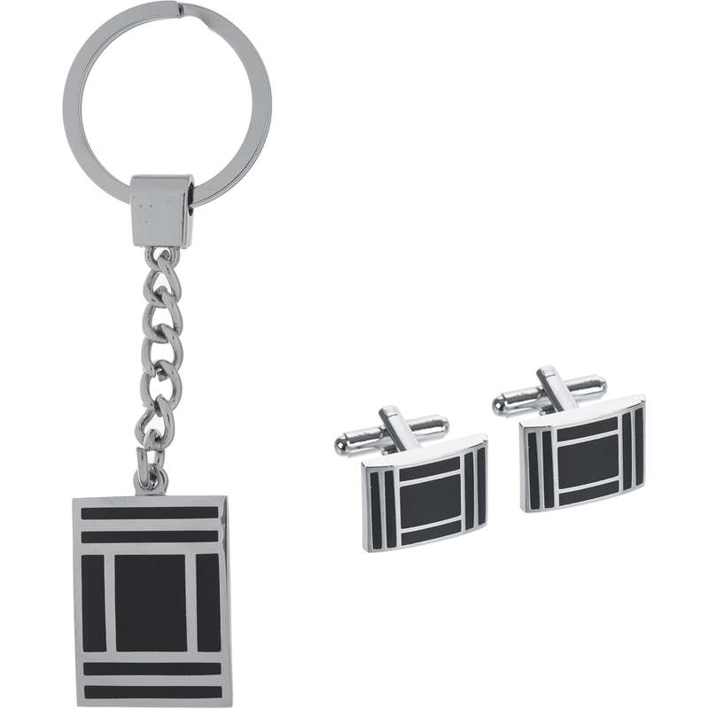 ست دکمه سردست و جاسوییچی مدل 002