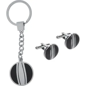 ست دکمه سردست و جاسوییچی مدل 003