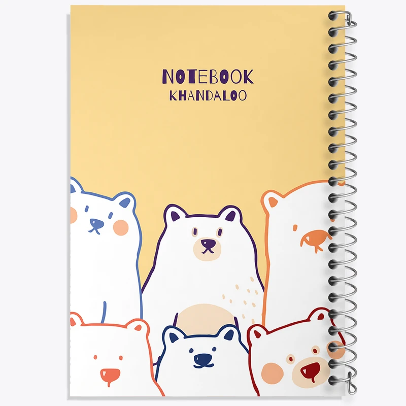 دفتر لیست خرید 50 برگ خندالو طرح خرس کد N934