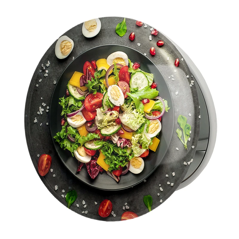 آینه جیبی خندالو طرح سالاد  مدل تاشو کد 31096