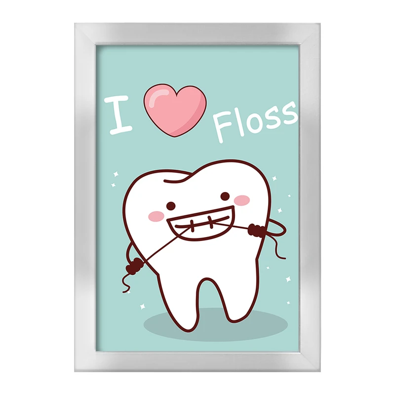 تابلو خندالو طرح دندان و دندان پزشکی کودکانه کد 36689