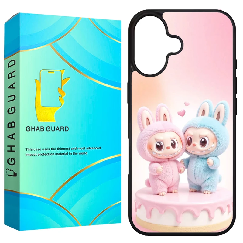 کاور قاب گارد طرح لبوبو مدل G16PL مناسب برای گوشی موبایل اپل iPhone 16 Plus