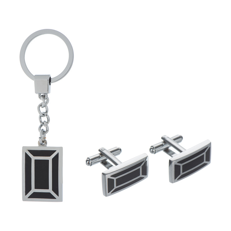 ست دکمه سردست و جا سوییچی مدل 005