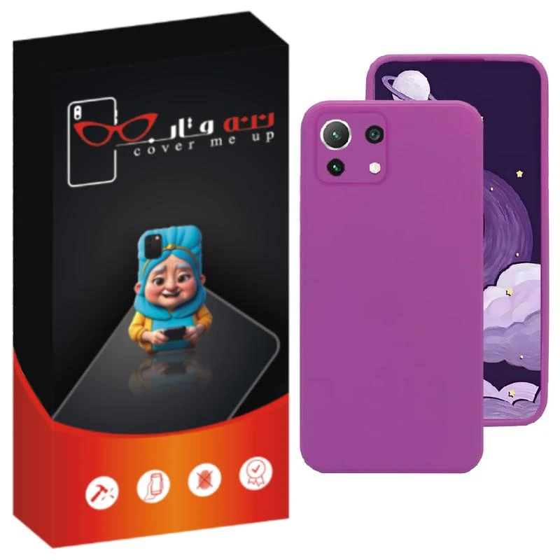 کاور ننه قاب مدل سیلیکونی مناسب برای گوشی موبایل شیائومی Mi 11 Lite 4G