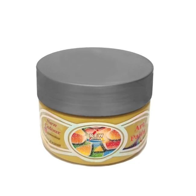 رنگ اکریلیک طلایی نیوکالر مدل اکلیلی وزن 200 گرم