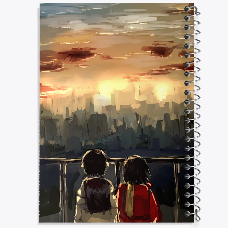 دفتر نت موسیقی 50 برگ خندالو مدل ساتورو و کایو انیمه اریزد کد 32202