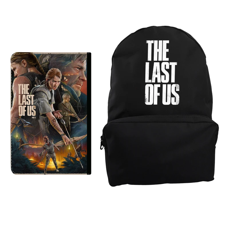 کوله پشتی مدل The Last Of Us کد KP-210 به همراه کلاسور