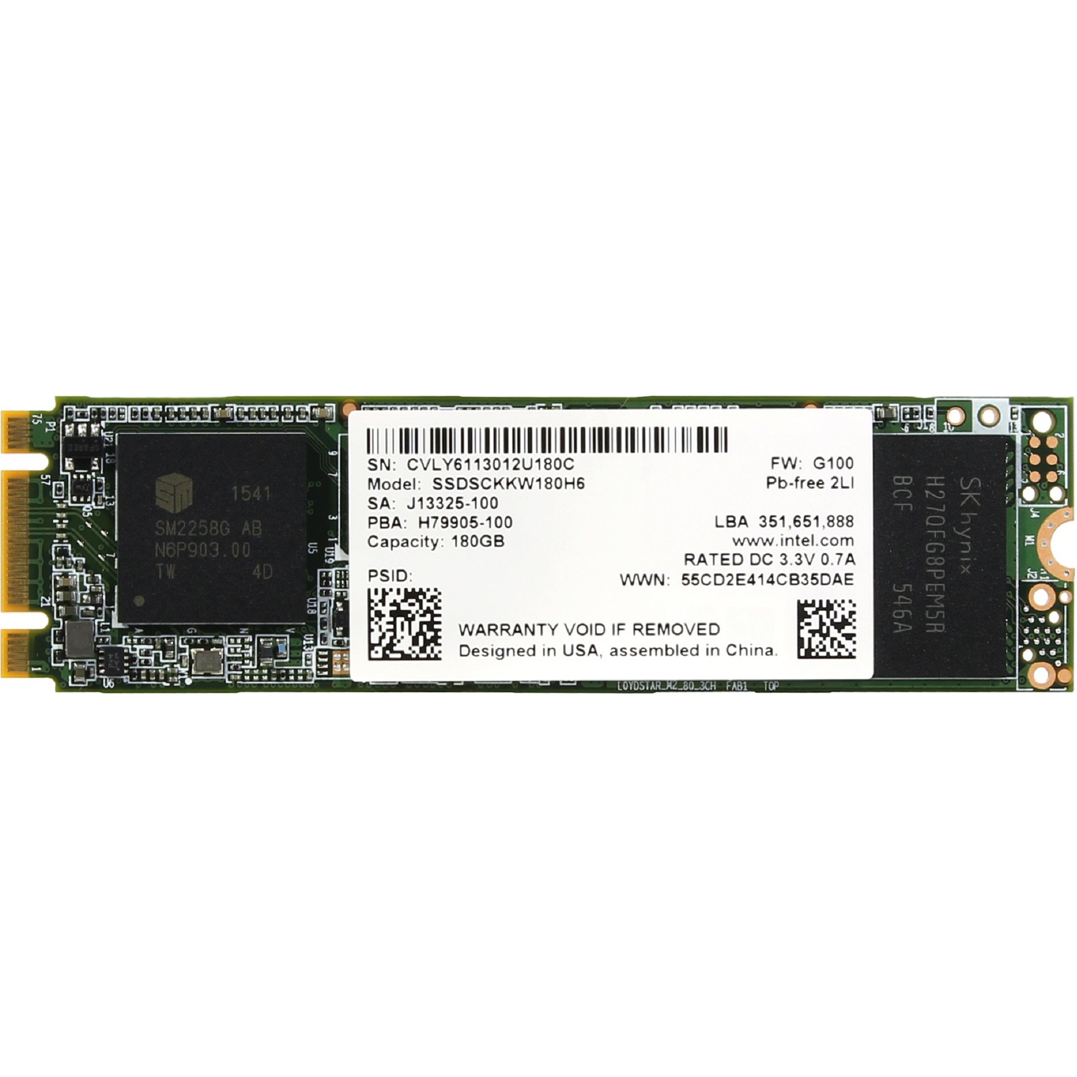 حافظه SSD اینتل مدل 540 ظرفیت 480 گیگابایت