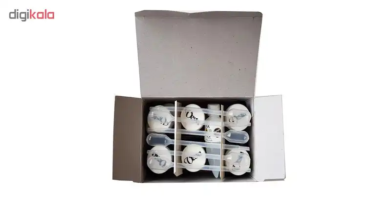 رنگ ویترای وستا کد 12 حجم 40میلی لیتر بسته 6 عددی