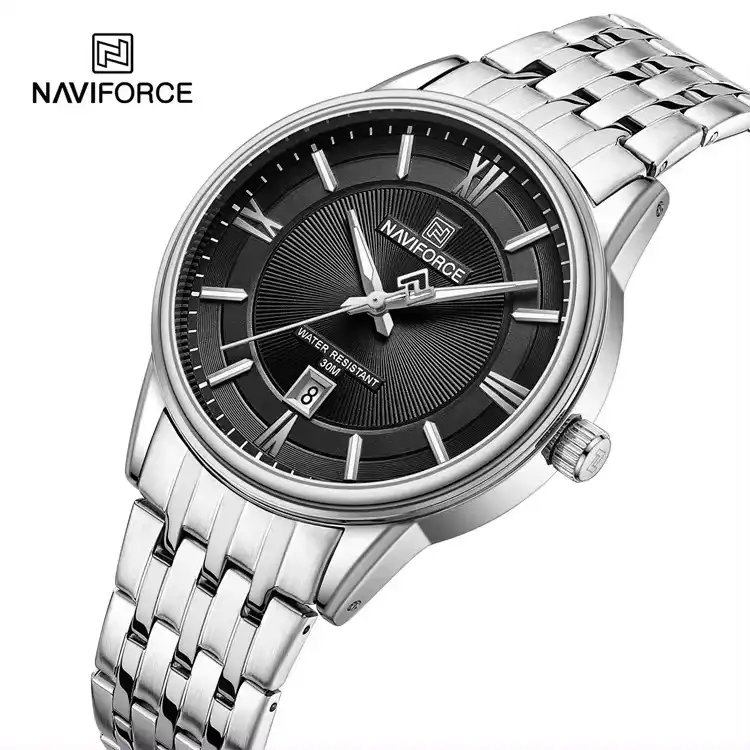 ست ساعت مچی عقربه ای نیوی فورس مدل NF8040SSB