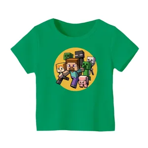 تی شرت آستین کوتاه بچگانه مدل ماینکرفت کد ۳