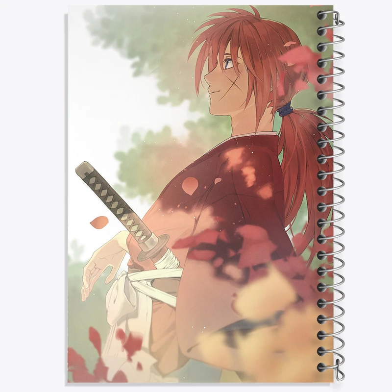 دفتر ژورنال نویسی 50 برگ خندالو مدل نقطه ای طرح انیمه رورونی کنشین کد 34885