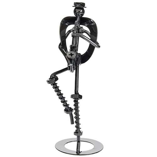 تندیس فلزی مدل Saxophone Musician