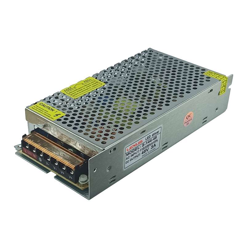 منبع تغذیه سوئیچینگ 48 ولت 3 آمپر لکسوس مدل S-144-48