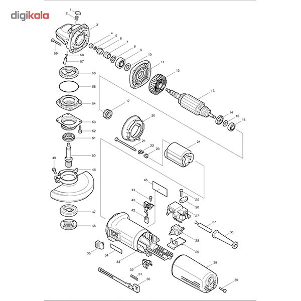 مینی فرز ماکیتا مدل 9564