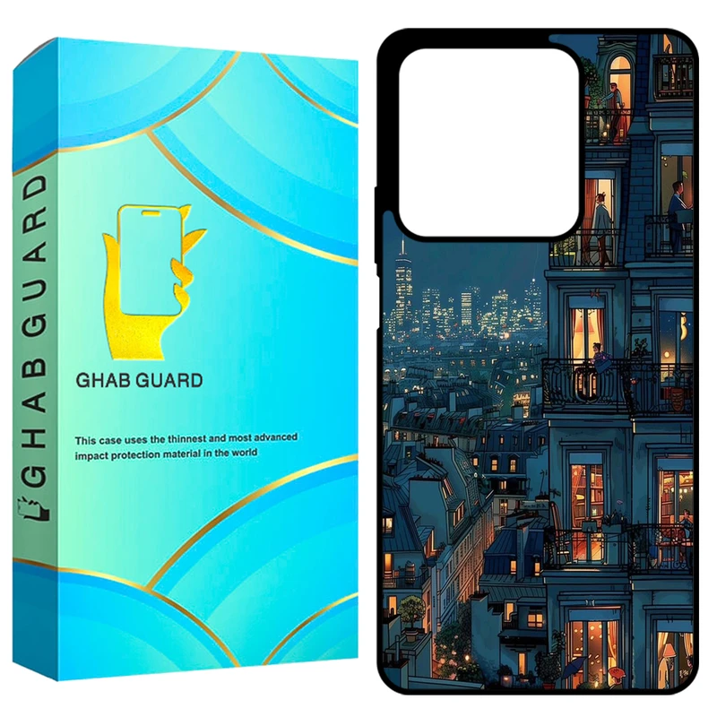 کاور قاب گارد طرح شب مدل GCHPN134 مناسب برای گوشی موبایل شیائومی Redmi Note 13 4G