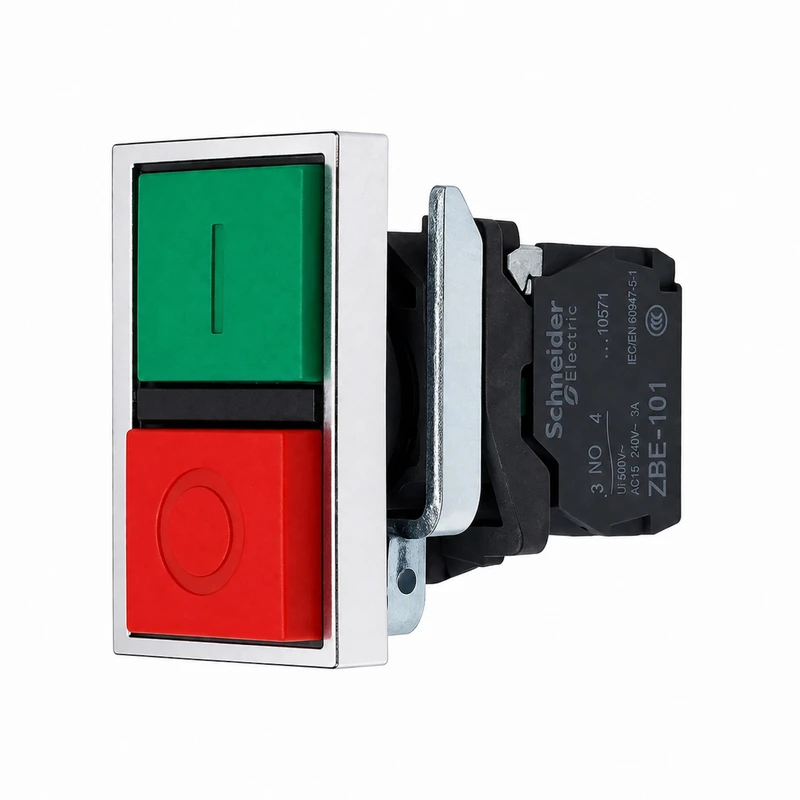 کلید شستی استارت استپ اشنایدر مدل Harmony XB4-BL845