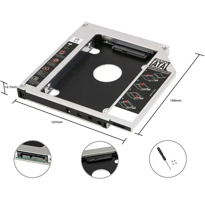 براکت هارد اینترنال اچ دی دی کدی مدل 12.7MM بسته 2 عددی