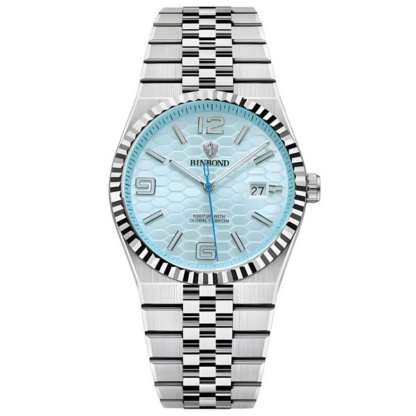 ساعت مچی عقربه‌ای کوارتز مردانه بین باند مدل دیت جاست قفل مخفی کد 003