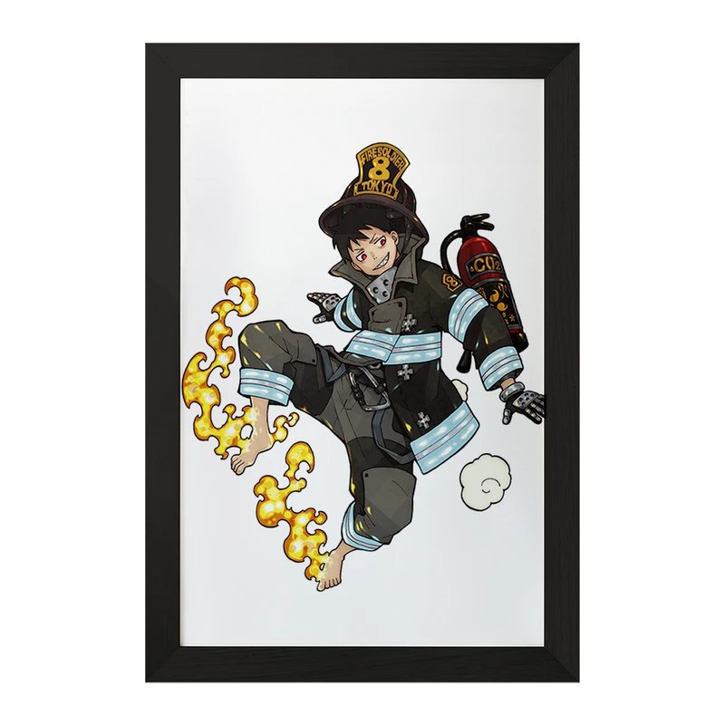 تابلو خندالو مدل شینرا انیمه نیروی آتش کد 32232