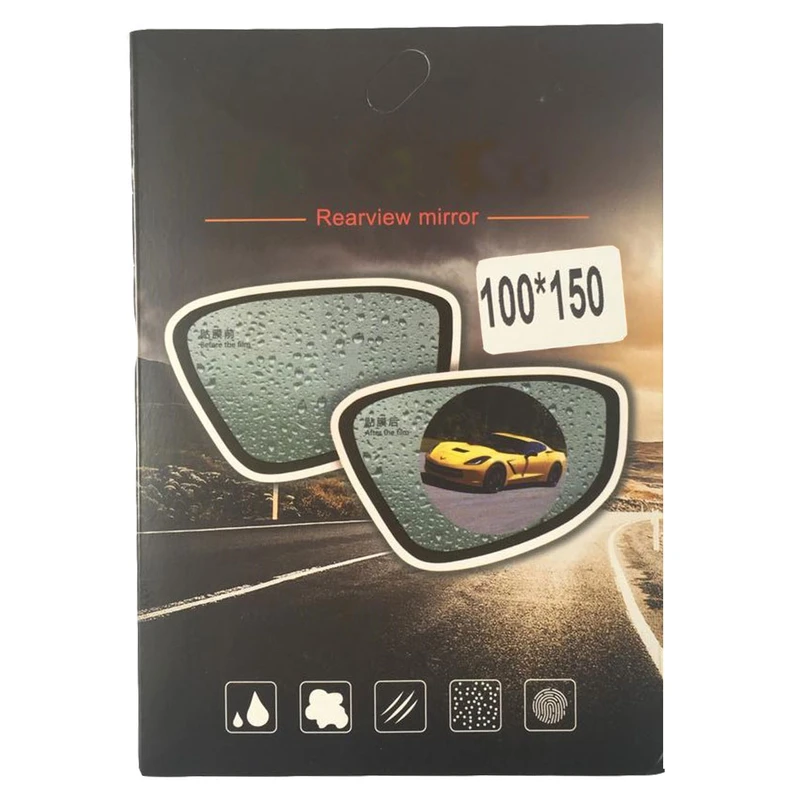 محافظ آب گریز آینه خودرو مدل توتال سایز 100 × 150 میلی متر