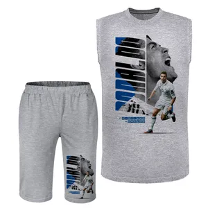 ست تاپ و شلوارک مردانه مدل رونالدو کد A403