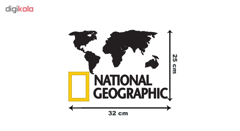 استیکر خودرو مدل نشنال جیوگرافیک