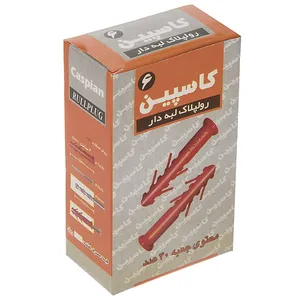 Caspian 6Cm Jagged Ridgy Rawlplug 40 PCS