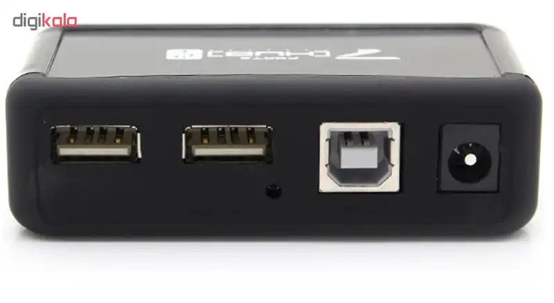 هاب 7 پورت USB 2.0 مدل 7349 آداپتوردار