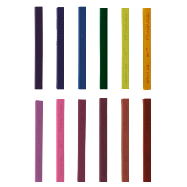 پاستل گچی فابر-کاستل مدل Polychromos مجموعه 12 عددی