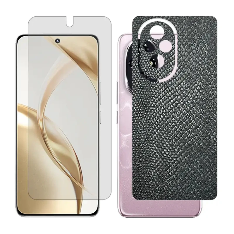 محافظ صفحه نمایش مات گلس مدل Together مناسب برای گوشی موبایل آنر 200 / Honor 200 به همراه برچسب پوششی پشت گوشی
